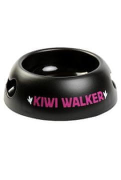KIWI WALKER Plastična pasja skleda BLACK 750ml roza Kiwi