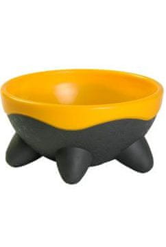 KIWI WALKER Plastična pasja skleda UFO 750ml oranžna Kiwi