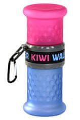 KIWI WALKER Potovalna steklenička 2v1 roza-modra 750+500ml KW