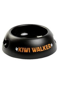 KIWI WALKER Plastična pasja skleda BLACK 750ml oranžna Kiwi