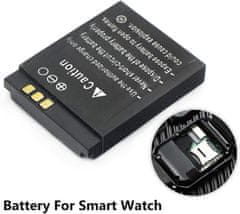 YUNIQUE GREEN-CLEAN Smart Watch Baterija, LQ-S1 3.7V 380mAh Polnilno LI-Ion POLIMER Smart Watch Baterija DZ09 1pcs