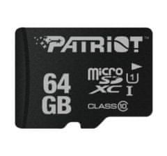 Patriot microSDxC 64GB, Class10, brez adapterja