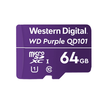 WD Kartica MicroSDXC 64GB vijolična D064G1P0C razred 10, 16 TBW