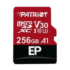 Patriot Adapter V30 A1/micro SDXC/256GB/100MBps/UHS-I U3/Class 10/+