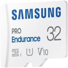 Samsung PRO Endurance MicroSDHC 32GB + SD adapter / CL10 UHS-I U1 / V10