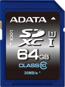 A-Data ADATA/SDXC/64GB/UHS-I U1/razred 10