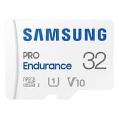 Samsung PRO Endurance MicroSDHC 32GB + SD adapter / CL10 UHS-I U1 / V10