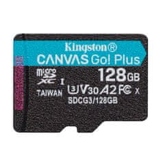Kingston Canvas Go Plus A2/micro SDXC/64GB/170MBps/UHS-I U3/Class 10
