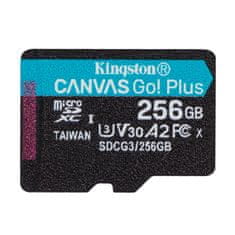Kingston Canvas Go Plus A2/micro SDXC/256GB/170MBps/UHS-I U3/Class 10