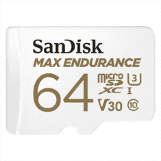 SanDisk MAX ENDURANCE microSDXC kartica z adapterjem 64 GB