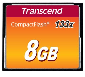 Transcend Spominska kartica 8 GB CF (133X) (MLC)