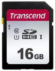 Transcend Pomnilniška kartica 16 GB SDHC 300S (Class 10) UHS-I U1