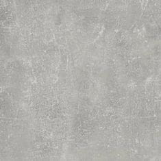 Vidaxl Komoda betonsko siva 100x33x59,5 cm inženirski les