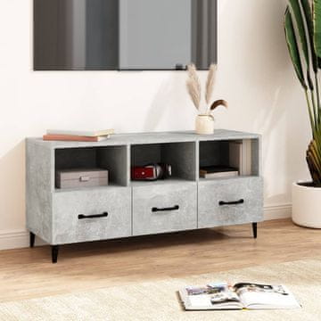 Vidaxl vidaXL TV stojalo betonsko sivo 102x35x50 cm