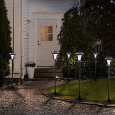Bezdoteku LEDSolar aluminijasta svetilka stoji, s senzorjem, brezžično, iPRO, 20W, hladna barva