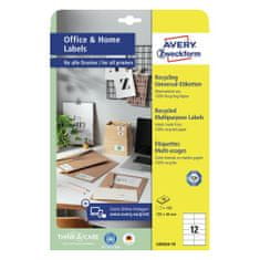 Avery Zweckform LR3424-10 etikete, reciklirane, 105 x 48 mm