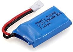 YUNIQUE GREEN-CLEAN 1 kos polnilne lipo baterije 3.7v, 380mAh za RC brezpilota štirikopterje HUBSAN X4 H107L H107C H107D H107 V252 JXD 385