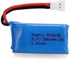 YUNIQUE GREEN-CLEAN 2 kos polnilne lipo baterije 3.7v, 380mAh za RC brezpilota štirikopterje HUBSAN X4 H107L H107C H107D H107 V252 JXD 385