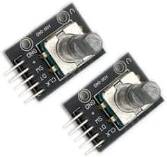 YUNIQUE GREEN-CLEAN  2 kosi Rotary Encoder Module KY-040 za Malina Pi in Arduino