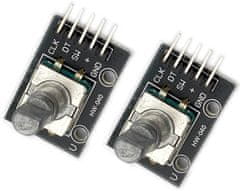 YUNIQUE GREEN-CLEAN  2 kosi Rotary Encoder Module KY-040 za Malina Pi in Arduino