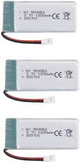 YUNIQUE GREEN-CLEAN  3pcs Polnilna lipo baterija (3.7v, 1200mAh Lipo) za RC dronov Syma X5SC X5SW Quadcopters