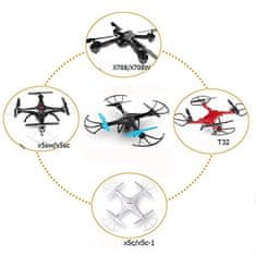 YUNIQUE GREEN-CLEAN 4pcs Polnilna lipo baterija (3.7v, 720mAh Lipo) za RC dronov Quadcopters Syma X5 X5C X5SC X5SW, Cheerson CX-30W, Skytech M68, Wltoys F949