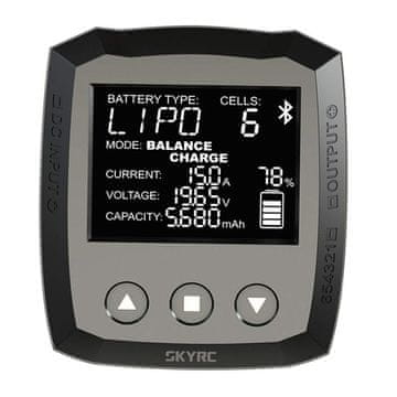 YUNIQUE GREEN-CLEAN RC Model B6 NANO 320W 15A Baterijski odtok za Bluetooth aplikacijo BC444