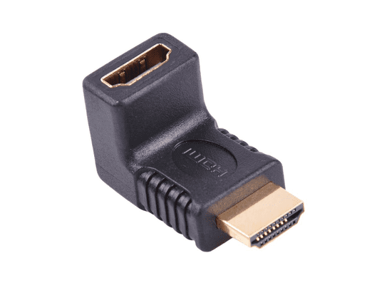 Cabletech Adapter HDMI-M na HDMI-Ž kotni 90° navzgor