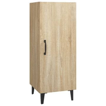 Vidaxl Komoda sonoma hrast 34,5x34x90 cm konstruiran les