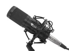 Genesis Radium 300 mikrofon za pretakanje, XLR, kardioidna polarizacija, prilagodljiva roka, pop-filter