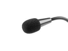 Natec mikrofon GIRAFFE 2, Mini Jack, črn
