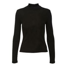 Vero Moda Ženska majica s kratkimi rokavi VMCHLOE Tight Fit 10279611 Black (Velikost S)