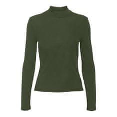 Vero Moda Ženska majica s kratkimi rokavi VMCHLOE Tight Fit 10279611 Rifle Green (Velikost S)