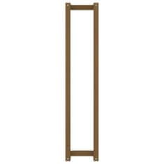 Vidaxl Stojalo za brisače medeno rjavo 23x18x110 cm trdna borovina