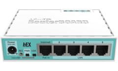 Mikrotik RouterBOARD RB750Gr3 hEX, 2x 880 MHz, 256 MB RAM, 5x GbE, L4