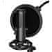 LORGAR mikrofon Soner 931 za pretakanje, kondenzatorski, glasnostni, črn