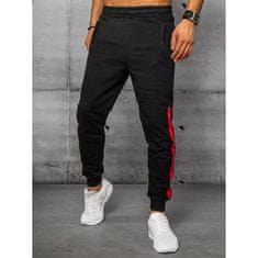 Dstreet Moške športne hlače črne barve ux3234 M