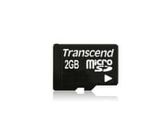 Transcend Pomnilniška kartica 2 GB microSD (brez adapterja)