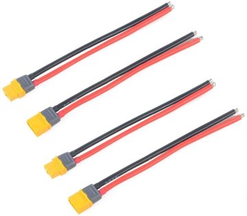 YUNIQUE GREEN-CLEAN 2 pari XT60 Moški ženski priključek s karite priključkom s silikonskim kablom 150mm 12AWG za Lipo FPV Drone Baterija