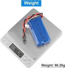 YUNIQUE GREEN-CLEAN 1 Kos 1500mAh 7.4V 2S Lipo Baterija za U12A S033G Q1 H101 s SM-2P priključkom za RC Toys Boat Avto Drone