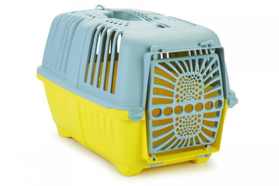 Beeztees Prtljažnik za mačke PRATIKO rumena/svetlo siva 48X31X33cm