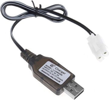 YUNIQUE GREEN-CLEAN 1 Kos 9.6V Ni-MH Ni-CD Polnilna baterija 200mA USB napajalnik DC polnilec 5V adapterja Polnilnik konektor z L6.2-2P Vtičnica za RC Daljinski upravljalnik Avto Čoln Rezervoar