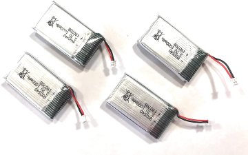 YUNIQUE GREEN-CLEAN 4 Kosov Polnilna litijev baterija 3.7V, 802540 Baterija 3.7V 1000mAh z zaščitno tablo za WiFi Komplet ESP32 Razvojna tabla za Arduino Nodemcu