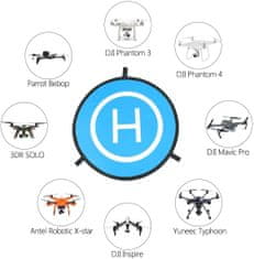 YUNIQUE GREEN-CLEAN Pristajališče za drone, 75cm zložljivo vodoodporno pristajališče za drone za DJI Fantom 2/3/4/4 PRO, DJI Inspire1/2, DJI Mavic PRO, 3Dr Solo Drone