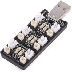 YUNIQUE GREEN-CLEAN  1 Kos 1S LiPo polnilec za baterije USB 3.8V/ 4.35V 6 Polnilec kanalov LiSV 1S Majhen droben whoop rezilo Inductrix Micro JST 1.25 JST-PH 2.0 mCX mCPX Konektorji