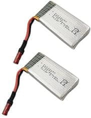 YUNIQUE GREEN-CLEAN 2pcs 3.7V 850mAh Li-Po nadomestna baterija za Syma X56 X56W X54HW X54HC Zložljiv RC Drone Quadcopter