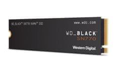 WD BLACK NVMe SSD 500GB PCIe SN 770, Gen4 8Gb/s, (R:5000, W:4000MB/s)