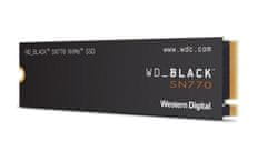 WD BLACK NVMe SSD 1TB PCIe SN 770, Gen4 8Gb/s, (R:5150, W:4900MB/s)