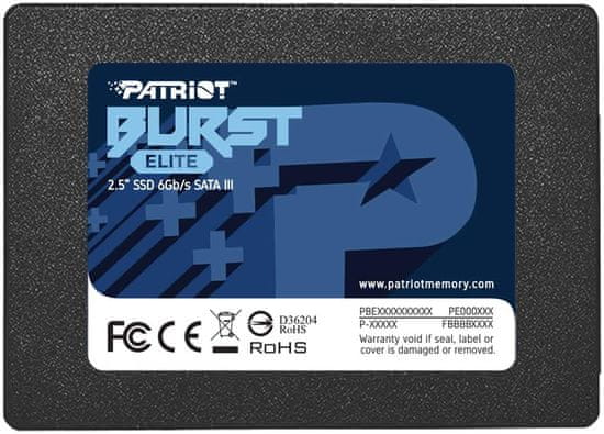 Patriot Burst Elite/120GB/SSD/2,5"/SATA/3R