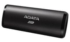 A-Data SE760 1TB SSD / Zunanji / USB 3.2 Type-C / Črno